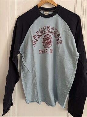 Abercrombie Raglan Phys. Ed. Long Sleeve Tee